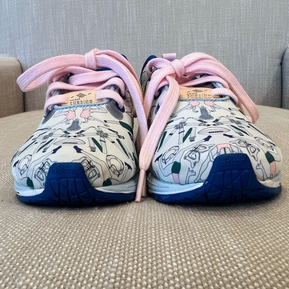 Adidas x Mary Katrantzou ZX Flux Tech Blue - Picture 9 of 14